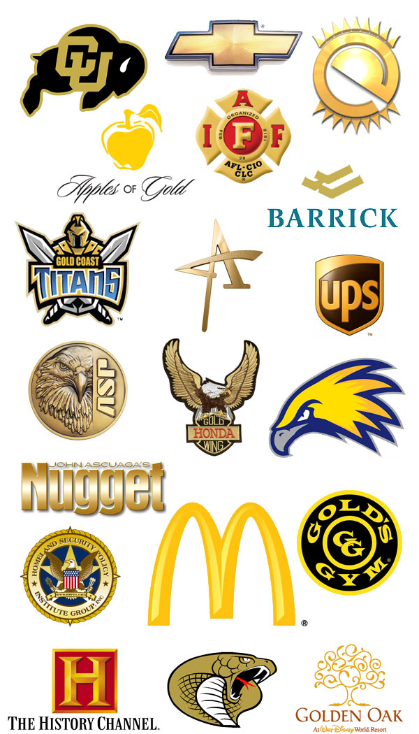 gold logos